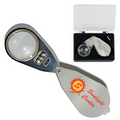 Light Up Magnifier Loupe with 12X Power Lens (UV & LED)